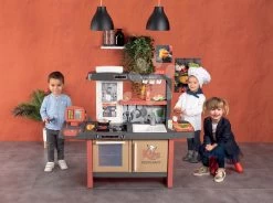 Restaurant Mit Elektronischer Küche Kids Restaurant Smoby Mit Fließendem Wasser Und Einer Funktionsfähigen Kasse Mit Kaffeemaschine Und Einer 101 Cm Hohen Esstheke -Smoby 312304 k smoby kuchynka