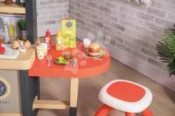 Restaurant Mit Elektronischer Küche Chef Corner Restaurant Smoby Beidseitig Mit Fließwasser Und Spezialitäten Höhenverstellbar 70 Zubehör SM312307 -Smoby 312307 g smoby kuchynka