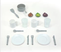 Reiseküche Cook&Go Blue Smoby Klappbar Mit Funktionen Und 17 Zubehörteilen -Smoby 312400 e smoby kuchynka