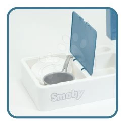 Reiseküche Cook&Go Blue Smoby Klappbar Mit Funktionen Und 17 Zubehörteilen -Smoby 312400 h smoby kuchynka