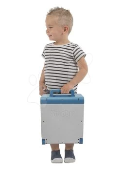 Reiseküche Cook&Go Blue Smoby Klappbar Mit Funktionen Und 17 Zubehörteilen -Smoby 312400 n smoby kuchynka