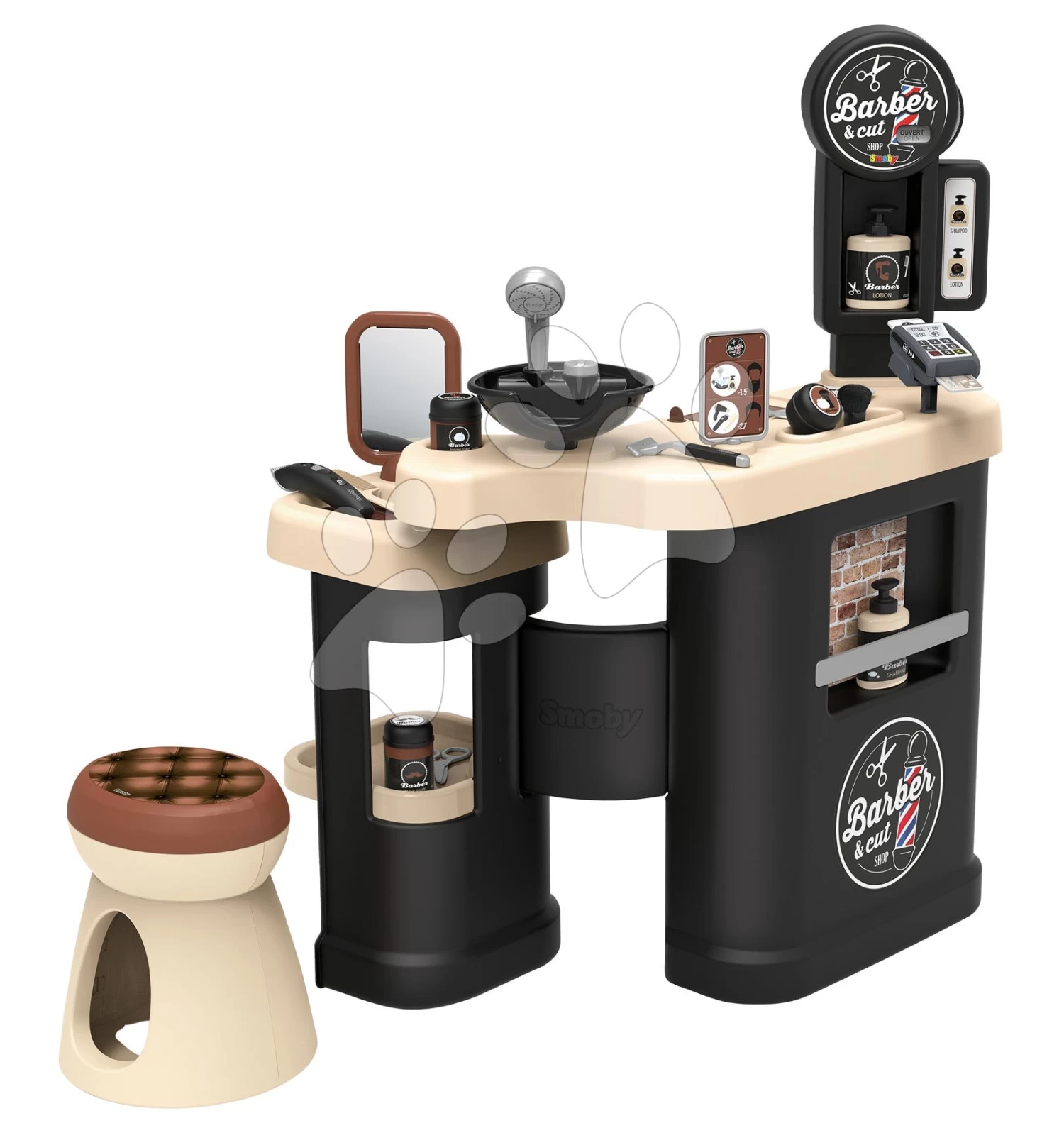 Set Elektronische Küche Mit Waschmaschine Und Bügelbrett Tefal Cleaning Kitchen 360° Smoby Und Der Dreiflügelige Friseurladen Barber Und Ein Elektronischer Haartrockner SM311050-25 4 Set Elektronische Küche Mit Waschmaschine Und Bügelbrett Tefal Cleaning Kitchen 360° Smoby Und Der Dreiflügelige Friseurladen Barber Und Ein Elektronischer Haartrockner SM311050-25 – Bild 4