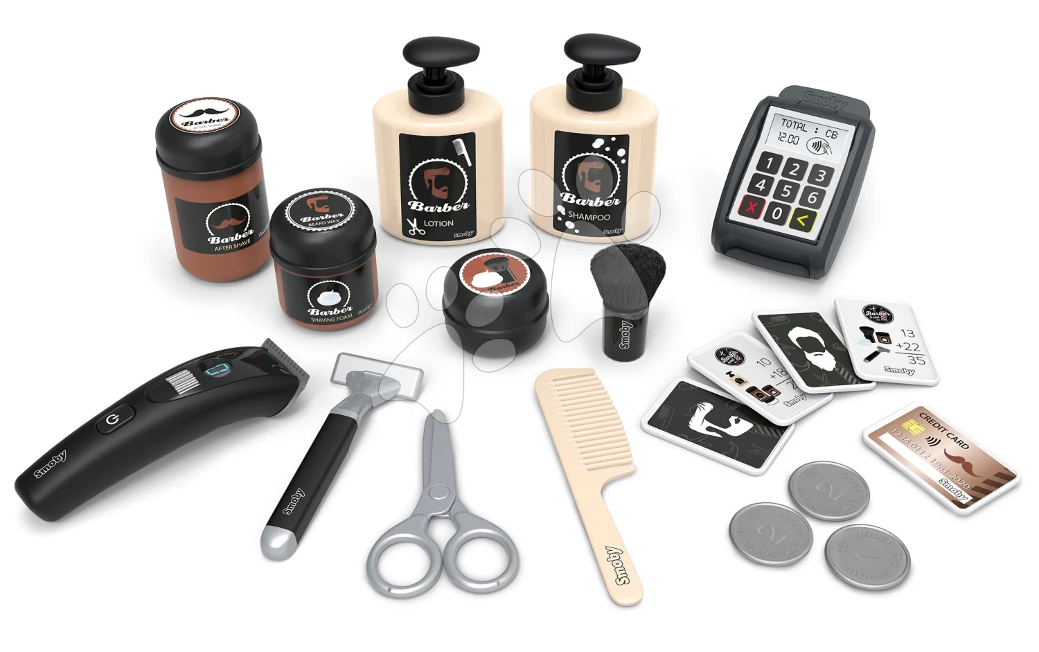 Set Elektronische Küche Mit Waschmaschine Und Bügelbrett Tefal Cleaning Kitchen 360° Smoby Und Der Dreiflügelige Friseurladen Barber Und Ein Elektronischer Haartrockner SM311050-25 6 Set Elektronische Küche Mit Waschmaschine Und Bügelbrett Tefal Cleaning Kitchen 360° Smoby Und Der Dreiflügelige Friseurladen Barber Und Ein Elektronischer Haartrockner SM311050-25 – Bild 6