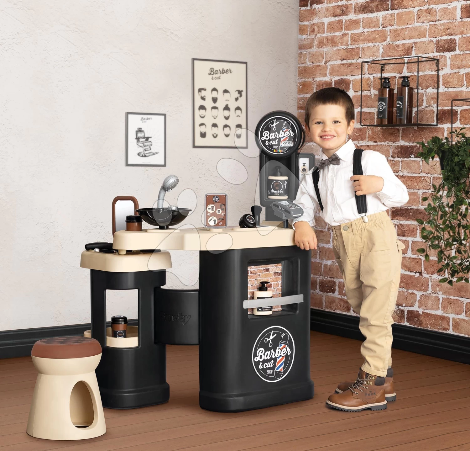 Set Elektronische Küche Mit Waschmaschine Und Bügelbrett Tefal Cleaning Kitchen 360° Smoby Und Der Dreiflügelige Friseurladen Barber Und Ein Elektronischer Haartrockner SM311050-25 1 Set Elektronische Küche Mit Waschmaschine Und Bügelbrett Tefal Cleaning Kitchen 360° Smoby Und Der Dreiflügelige Friseurladen Barber Und Ein Elektronischer Haartrockner SM311050-25