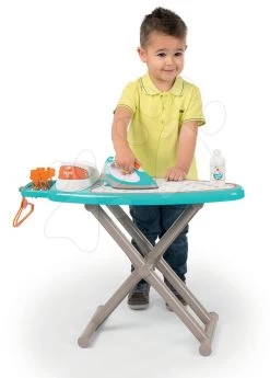 Set Spielküche Mit Sounds Cherry Kitchen Green Smoby Und Ein Reinigungswagen Mit Staubsauger Und Bügelbrett -Smoby 330118 f smoby zehliaca doska