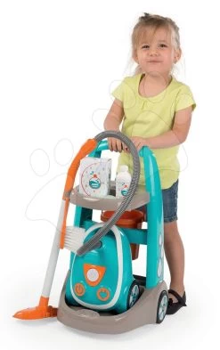 Set Küche Mit Technischer Ausstattung Tech Edition Smoby Elektronisch Mit Putzwagen Und Bügelbrett -Smoby 330309 c smoby upratovaci set 4