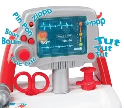 Set Küche Wachsend Mit Fließendem Wasser Tefal Evolutive Smoby Und Elektronischer Arztwagen Mit Koffer -Smoby 340202 g smoby lekarsky vozik