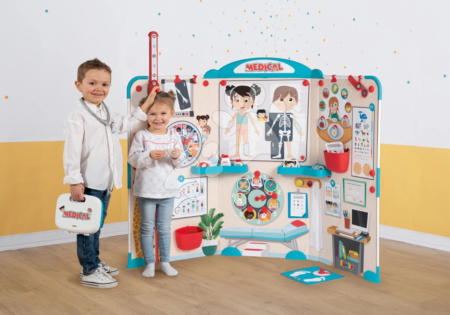 Set Elektronische Küche Mit Waschmaschine Und Bügelbrett Tefal Cleaning Kitchen 360° Smoby Und Eine Arztpraxis Mit Der Anatomie Des Menschlichen Körpers SM311050-12 5 Set Elektronische Küche Mit Waschmaschine Und Bügelbrett Tefal Cleaning Kitchen 360° Smoby Und Eine Arztpraxis Mit Der Anatomie Des Menschlichen Körpers SM311050-12 – Bild 5