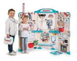 Set Spielhaus Für Die Puppe Large Doll's Play Center Natur D'Amour Baby Nurse Smoby Und Eine Arztpraxis Mit Der Anatomie Des Menschlichen Körpers 220376-9
