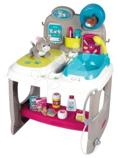 Set Spielhaus Für Die Puppe Large Doll's Play Center Natur D'Amour Baby Nurse Smoby Und Eine Tierklinik Mit Tieren Und Einer 32-cm-Puppe 220376-25 -Smoby 340404 a smoby ordinacia