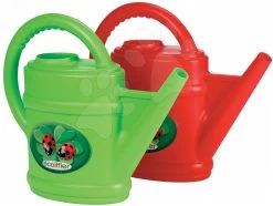 Set Rutsche Mit Springbrunnen Funny Double Toboggan Smoby 2 Meter Und Große Gießkanne Marienkäfer 3,5 Liter