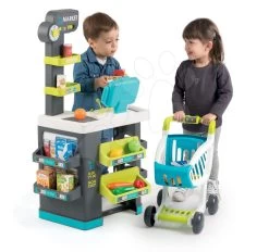 Küchenset Cherry Kitchen Smoby Mit Sounds Und Einem Kassenmarkt -Smoby 350212 f smoby market