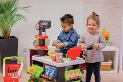 Set Küche Mit Technischer Ausstattung Tech Edition Smoby Elektronisch Mit Supermarkt Und Einkaufswagen Mit Tasche -Smoby 350213 p smoby market
