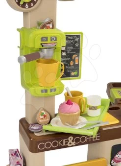 Puppenspielzentrum Violette Baby Nurse Large Doll's Play Center Smoby Und Eine Kaffeehaus-Espressomaschine -Smoby 350214 b smoby coffee house 3