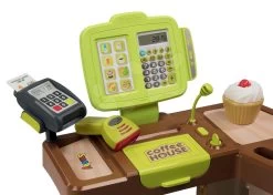 Set Spielküche Mit Sound Bon Appetit Kitchen Grey Smoby Und Ein Café Mit Espressomaschine -Smoby 350214 c smoby coffee house