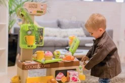 Puppenspielzentrum Violette Baby Nurse Large Doll's Play Center Smoby Und Eine Kaffeehaus-Espressomaschine -Smoby 350214 j smoby coffee house