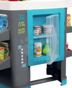 SMOBY Set Elektronische Küche Bon Appetit Mit Kaffeemaschine Und Der Fresh City Market Mit Elektronischer Registrierkasse -Smoby 350218 f smoby obchod