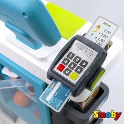 SMOBY Set Elektronische Küche Bon Appetit Mit Kaffeemaschine Und Der Fresh City Market Mit Elektronischer Registrierkasse -Smoby 350218 xh smoby obchod