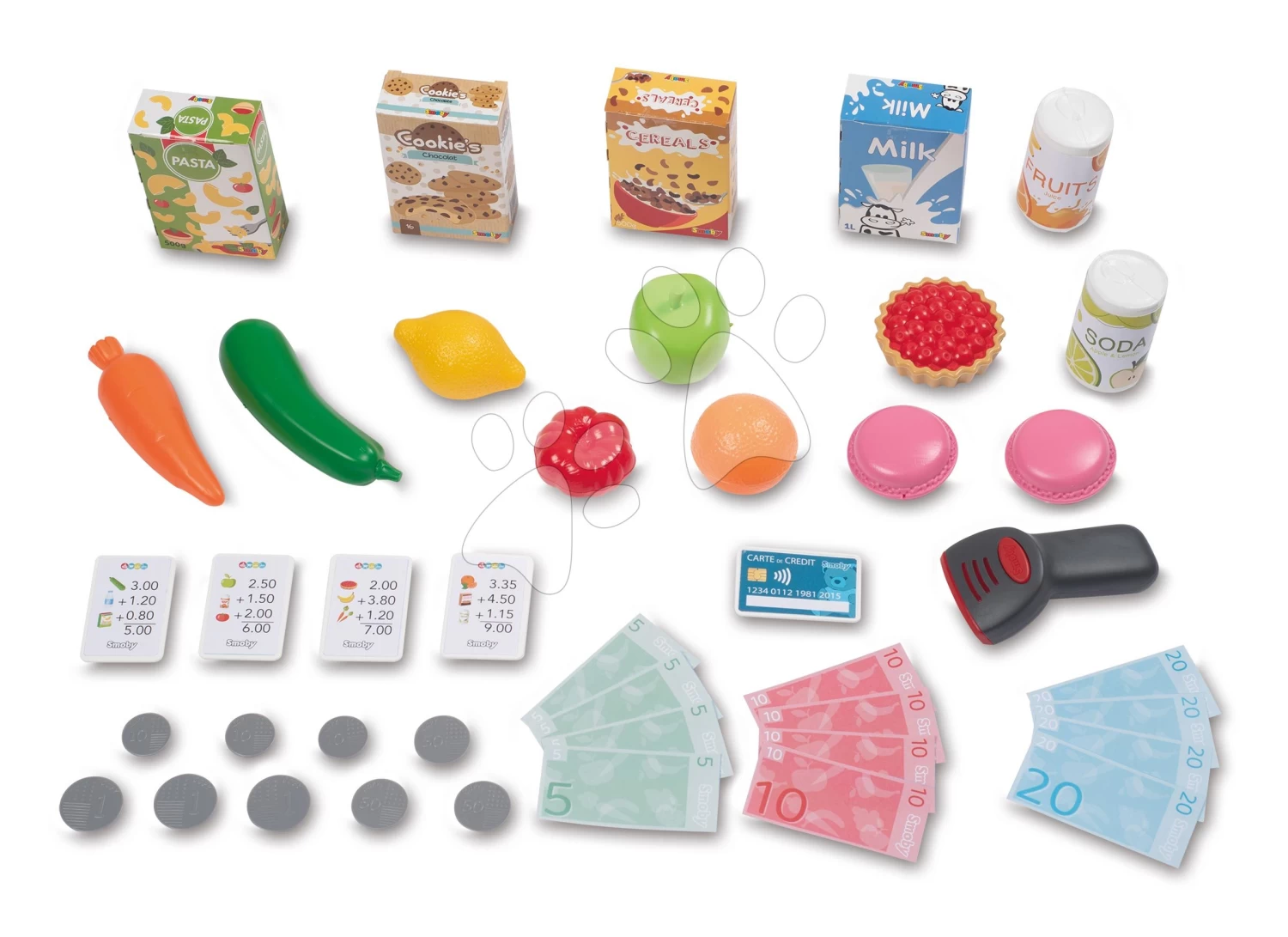 Set Elektronische Küche Mit Waschmaschine Und Bügelbrett Tefal Cleaning Kitchen 360° Smoby Und Ein Elektronisches Geschäft Mit Einem Einkaufswagen Und Lebensmitteln SM311050-17 5 Set Elektronische Küche Mit Waschmaschine Und Bügelbrett Tefal Cleaning Kitchen 360° Smoby Und Ein Elektronisches Geschäft Mit Einem Einkaufswagen Und Lebensmitteln SM311050-17 – Bild 5