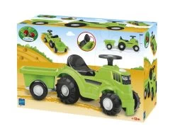 Set Rutsche Toboggan XS Blau Smoby Und Rutscher-Traktor Mit Anhänger Und Eimerset -Smoby 359 d ecoiffier traktor