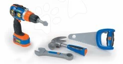 Werkzeug Im Rucksack Builder Bob Smoby Mit Mechanischem Bohrer -Smoby 360136 c smoby bob batoh
