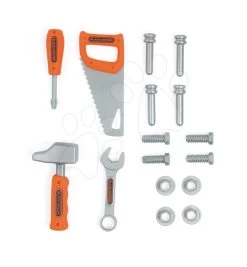 Werkzeugtasche Black & Decker Smoby Hammer Säge Schraubendreher Und Schraubenschlüssel Mit Zubehör
