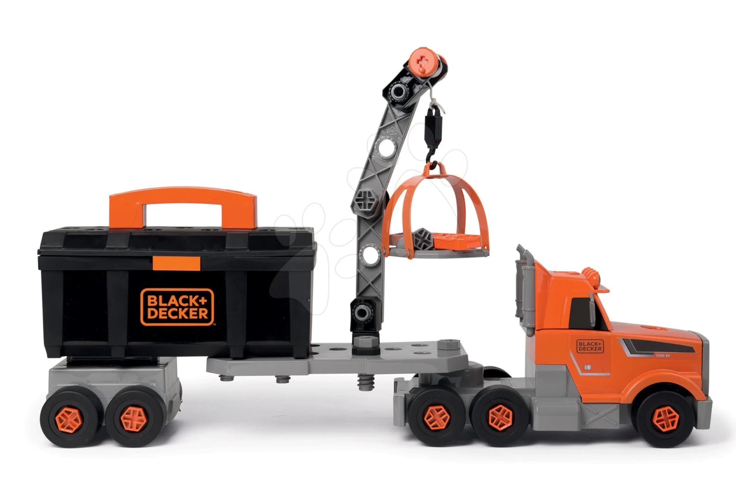 Fern LKW Mit Dem Black & Decker Truck Smoby Und 60 Teiligem Zubehör Mit Werkzeug 3 Fern LKW Mit Dem Black & Decker Truck Smoby Und 60 Teiligem Zubehör Mit Werkzeug – Bild 3
