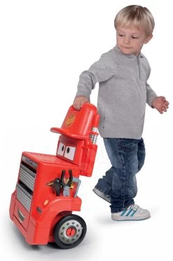 Trettraktor-Set Farmer XL Smoby Mit Anhänger Und Werkstattwagen Cars Mack Truck -Smoby 360208 b smoby pracovna dielan