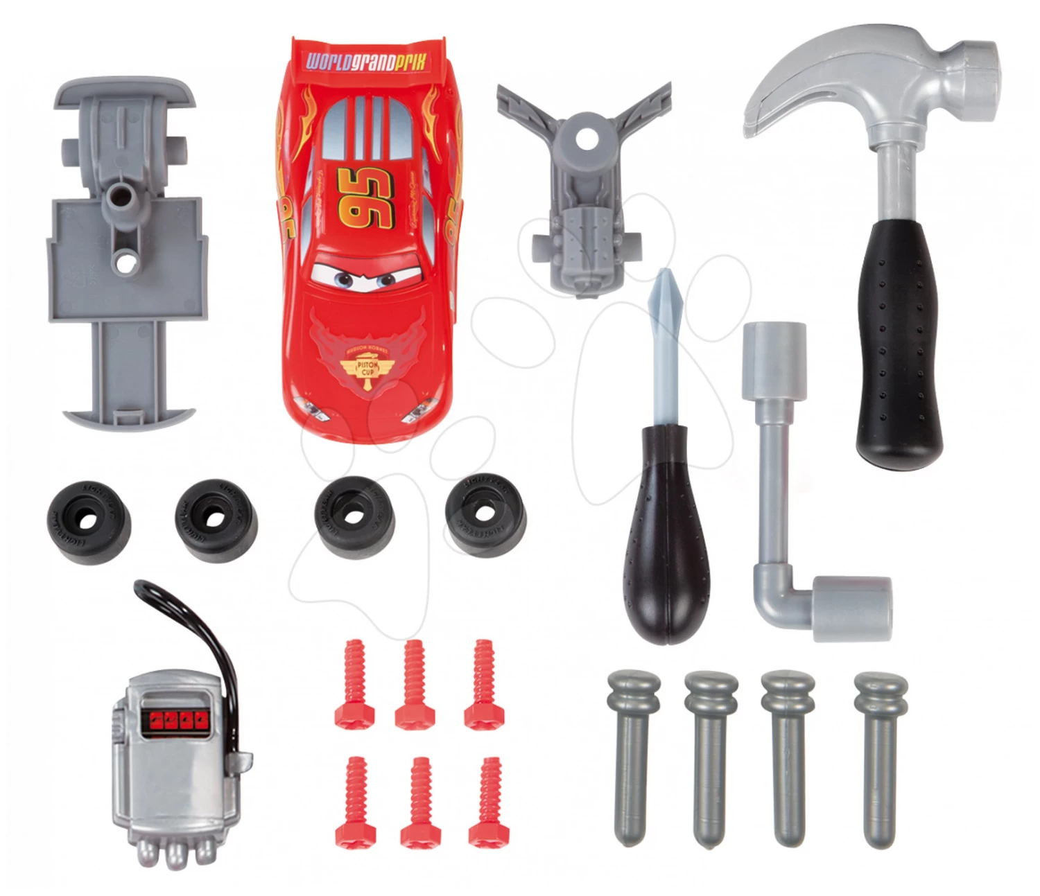 Trettraktor-Set Farmer XL Mit Anhänger Smoby Und Werkstatt Cars 3 Mit Klappwagen Aktion 13 Trettraktor-Set Farmer XL Mit Anhänger Smoby Und Werkstatt Cars 3 Mit Klappwagen Aktion – Bild 13