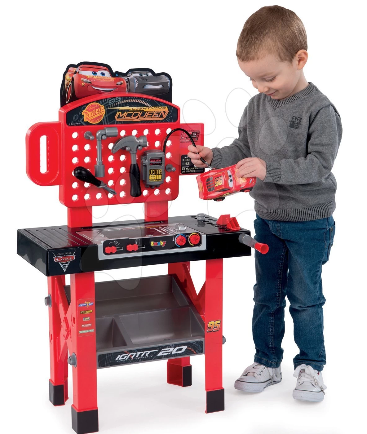 Trettraktor-Set Farmer XL Mit Anhänger Smoby Und Werkstatt Cars 3 Mit Klappwagen Aktion 11 Trettraktor-Set Farmer XL Mit Anhänger Smoby Und Werkstatt Cars 3 Mit Klappwagen Aktion – Bild 11