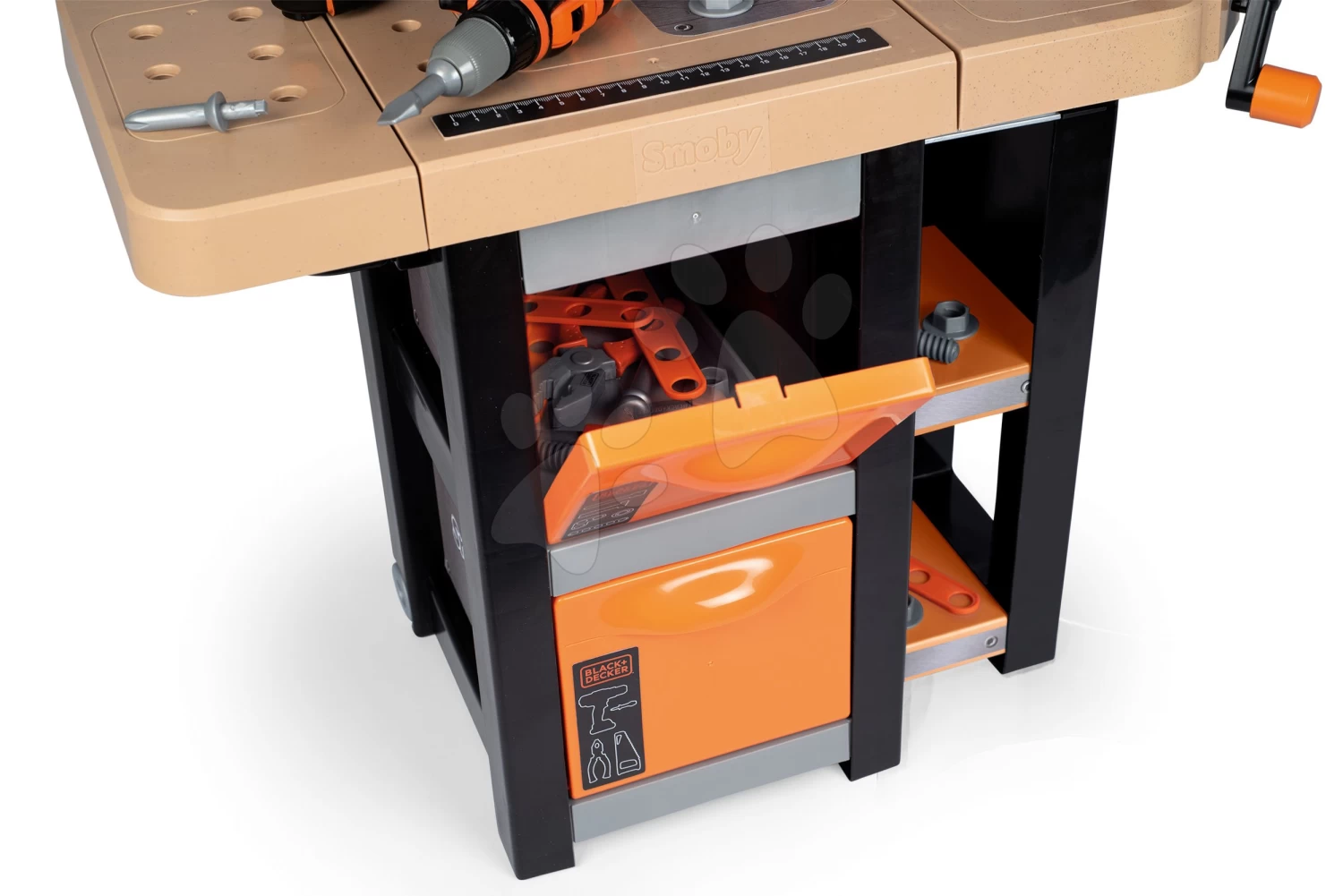Arbeitstisch Black & Decker Open Bricolo Werkbank Smoby Faltbar Mit 37 Teiligem Zubehör 6 Arbeitstisch Black & Decker Open Bricolo Werkbank Smoby Faltbar Mit 37 Teiligem Zubehör – Bild 6