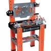 Werkstattset Black+Decker Smoby Mit 79 Zubehörteilen Und Einer Elefantenschaukel Mit Beweglichen Ohren