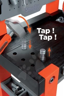 Werkstattset Black + Decker Smoby Und Eine Elektronische Kettensäge -Smoby 360700 c smoby pracovna dielna 10