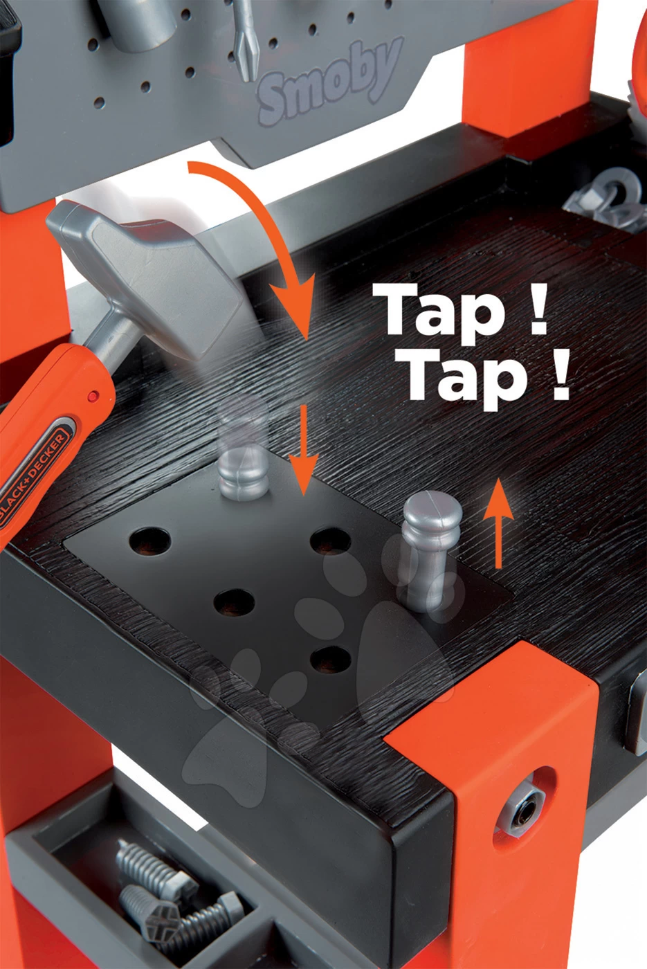 Werkstattset Black + Decker Smoby Und 3in1 Quatro Elektronischer Werkzeug-Set 2 Werkstattset Black + Decker Smoby Und 3in1 Quatro Elektronischer Werkzeug-Set – Bild 2