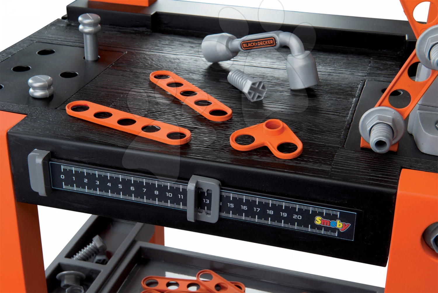 Werkstattset Black + Decker Smoby Trettraktor Und Solide Bohrmaschine 3 Werkstattset Black + Decker Smoby Trettraktor Und Solide Bohrmaschine – Bild 3