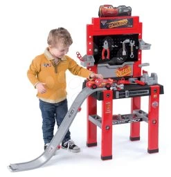 Küchenset Mitwachsend Mit Fließendem Wasser Und Mikrowelle Tefal Evolutive Smoby Und Der Werkstattwagen 3 Mit Sprungrampe Und Sprungwagen -Smoby 360713 l smoby cars dielna