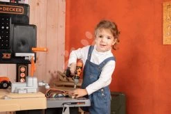 Dreiflügeliger Schreibtisch Black&Decker Mega Center Smoby Maschinenbau, Instalierung, Lackerei Und Zimmerei 100 Zubehör 103 Cm Höhe -Smoby 360726 h smoby dielna 1