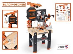 Arbeitstisch Mit Funktionsfähigem Kran Black&Decker Bricolo Builder Smoby Mit Baukasten - Auto Und Bohrmaschine Und 94 Zubehörteilen 117 Cm Hoch 13 Arbeitstisch Mit Funktionsfähigem Kran Black&Decker Bricolo Builder Smoby Mit Baukasten - Auto Und Bohrmaschine Und 94 Zubehörteilen 117 Cm Hoch -Smoby 360731 g smoby dielna