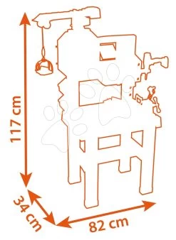Arbeitstisch Mit Funktionsfähigem Kran Black&Decker Bricolo Builder Smoby Mit Baukasten - Auto Und Bohrmaschine Und 94 Zubehörteilen 117 Cm Hoch 16 Arbeitstisch Mit Funktionsfähigem Kran Black&Decker Bricolo Builder Smoby Mit Baukasten - Auto Und Bohrmaschine Und 94 Zubehörteilen 117 Cm Hoch -Smoby 360731 h smoby dielna