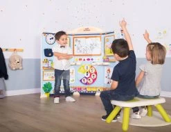 Set Spielhaus Für Die Puppe Large Doll's Play Center Natur D'Amour Baby Nurse Smoby Und Eine Schule Für Kindergartenkinder School Mit Einer 32 Cm Großen Puppe 220376-15 -Smoby 380101 b smoby skola 1