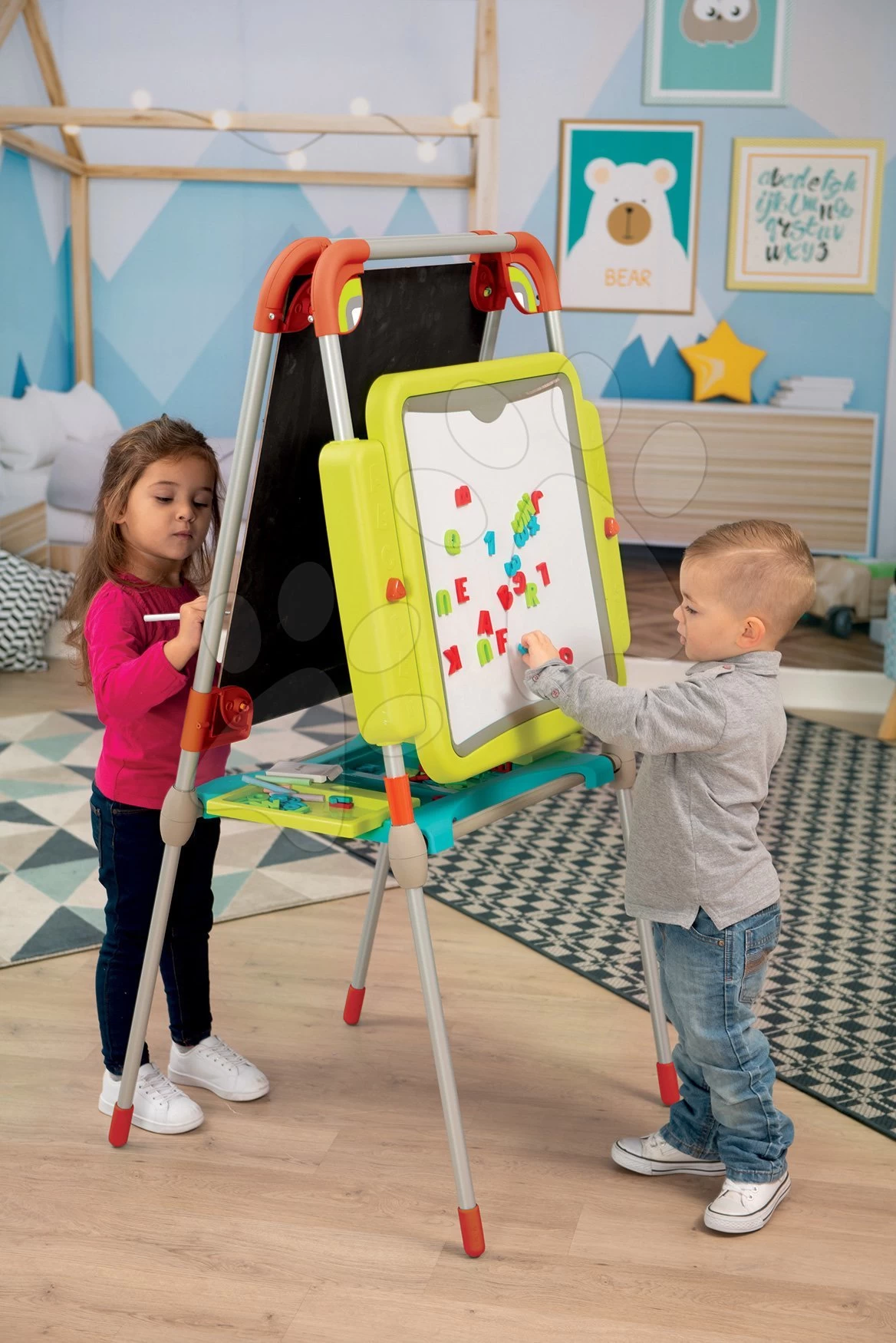 Puppenhaus-Set Violette Baby Nurse Large Doll's Play Center Smoby Und Schultafel Höhenverstellbar Magnetisch 18 Puppenhaus-Set Violette Baby Nurse Large Doll's Play Center Smoby Und Schultafel Höhenverstellbar Magnetisch – Bild 18