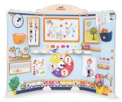 Set Restaurant Mit Elektronischer Küche Chef Corner Restaurant Smoby Mit Kinderecke Zum Malen Und Lernen -Smoby 410818 a smoby school