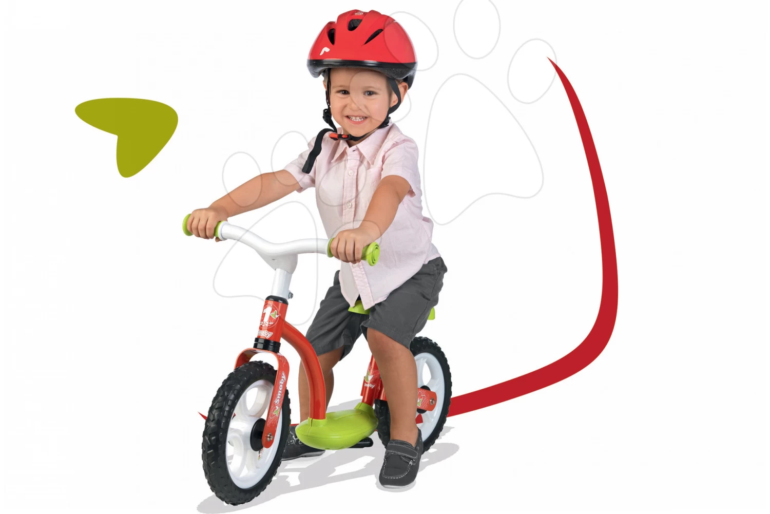 Balance Laufrad Learning Bike Smoby Mit Verstellbarer Sitzhöhe Rot - Gelb Ab 24 Monaten 6 Balance Laufrad Learning Bike Smoby Mit Verstellbarer Sitzhöhe Rot - Gelb Ab 24 Monaten – Bild 6