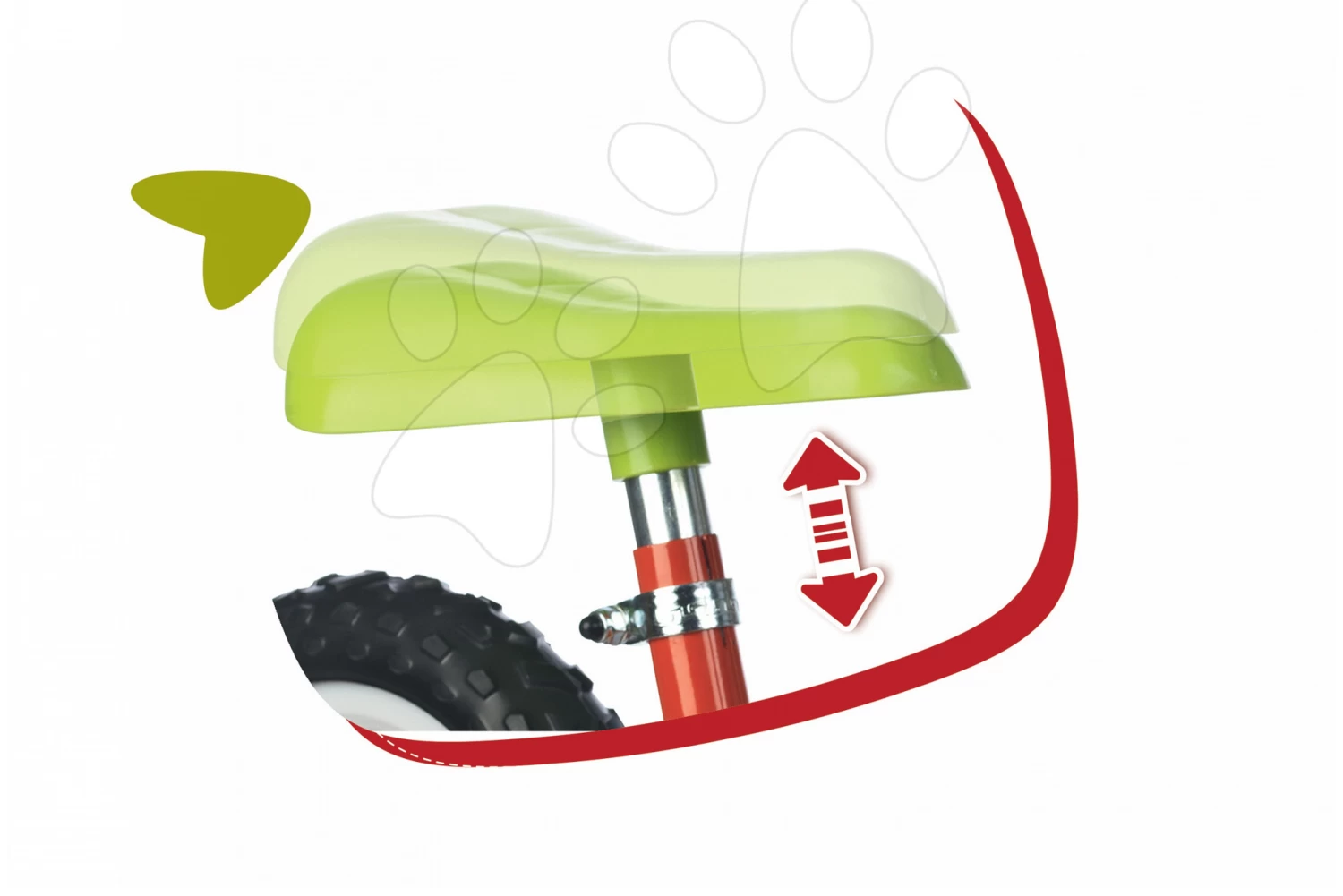 Balance Laufrad Learning Bike Smoby Mit Verstellbarer Sitzhöhe Rot - Gelb Ab 24 Monaten 1 Balance Laufrad Learning Bike Smoby Mit Verstellbarer Sitzhöhe Rot - Gelb Ab 24 Monaten