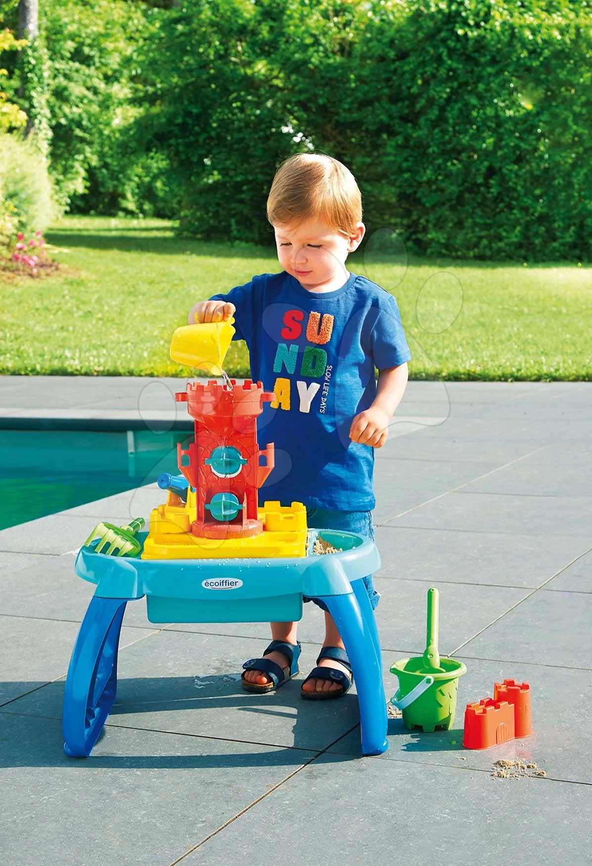 Rutschenset Mit Springbrunnen Funny Double Toboggan Smoby 2 Meter Und Sandkasten Tisch Für Wasser Und Sand 1 Rutschenset Mit Springbrunnen Funny Double Toboggan Smoby 2 Meter Und Sandkasten Tisch Für Wasser Und Sand