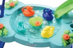 Rutschenset Mit Springbrunnen Funny Double Toboggan 2 Meter Smoby Und Ein Angeltisch Mit Rute Und Netz