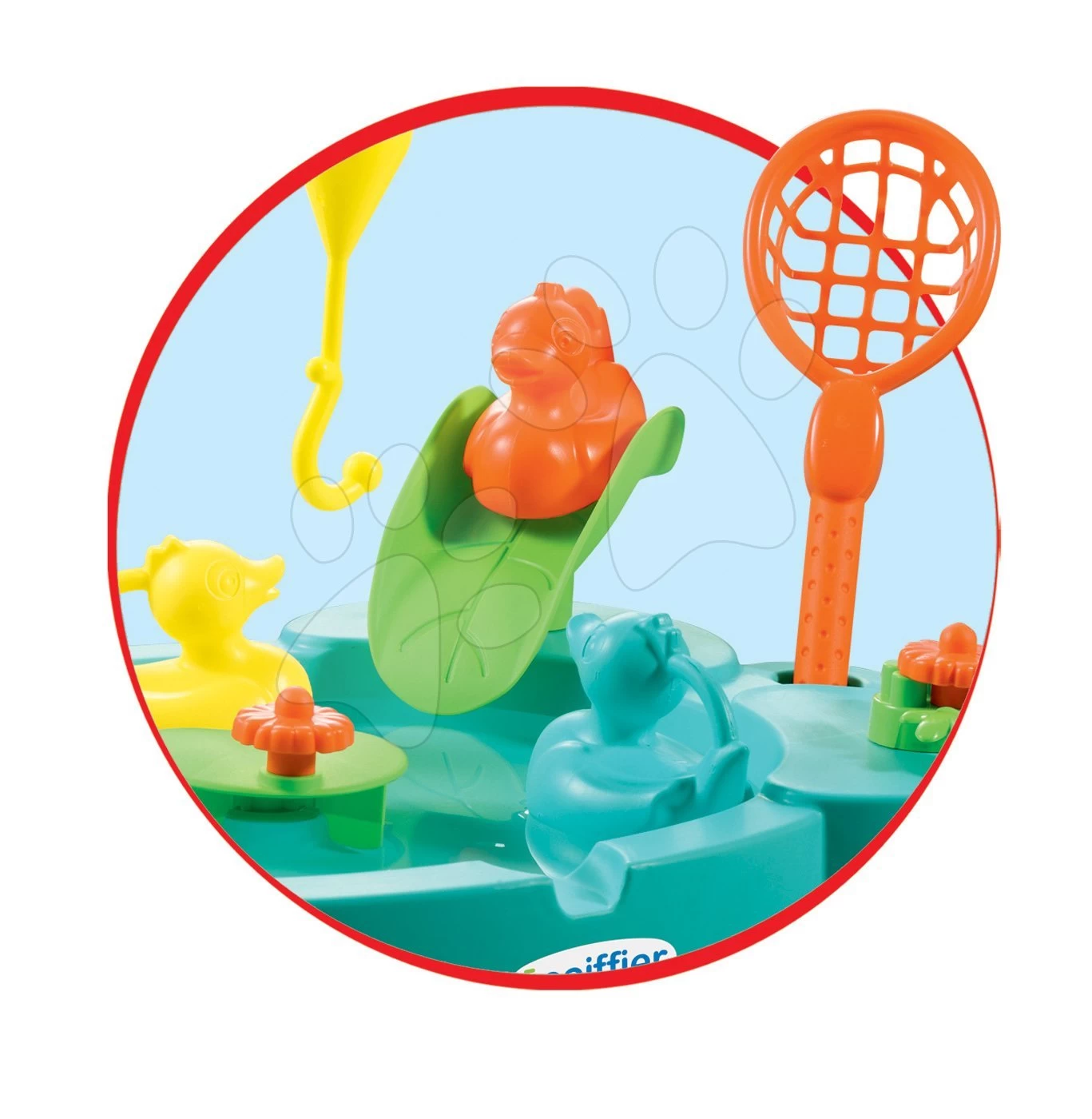 Rutschenset Mit Springbrunnen Funny Double Toboggan 2 Meter Smoby Und Ein Angeltisch Mit Rute Und Netz 5 Rutschenset Mit Springbrunnen Funny Double Toboggan 2 Meter Smoby Und Ein Angeltisch Mit Rute Und Netz – Bild 5