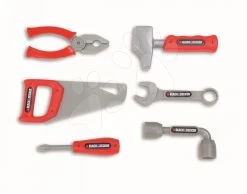 Arbeitsgeräte Black & Decker Smoby Im Korb Mit 6 Stück