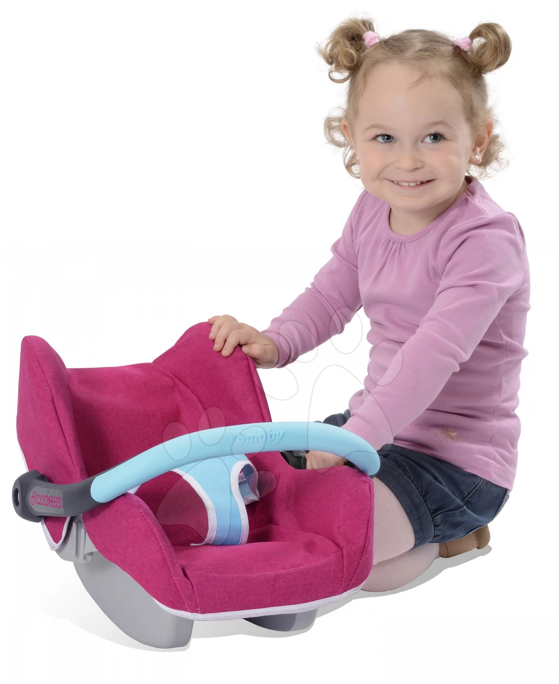 Autositz Für Maxi Cosi & Quinny Smoby Puppe Rosa-blau 1 Autositz Für Maxi Cosi & Quinny Smoby Puppe Rosa-blau