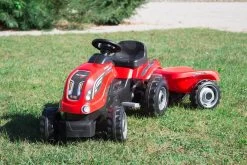 Trettraktor Farmer XL Smoby Trettraktor Mit Anhänger Rot -Smoby 710108 k smoby traktor 5